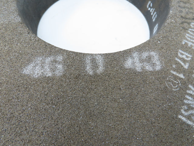 Carborundum TP-1 Grinding Wheel 18" OD 2.5" Width 8" Arbor