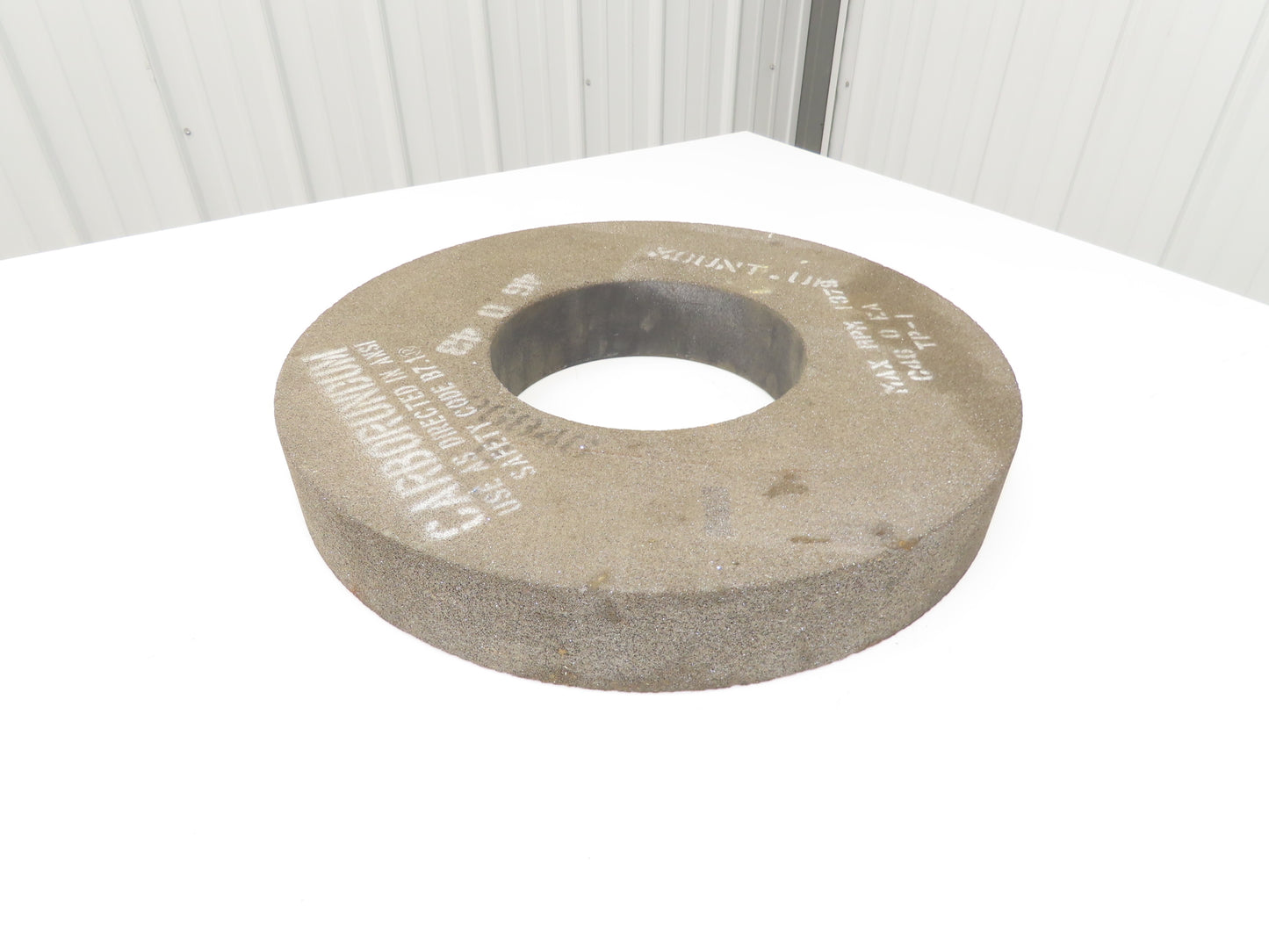 Carborundum TP-1 Grinding Wheel 18" OD 2.5" Width 8" Arbor