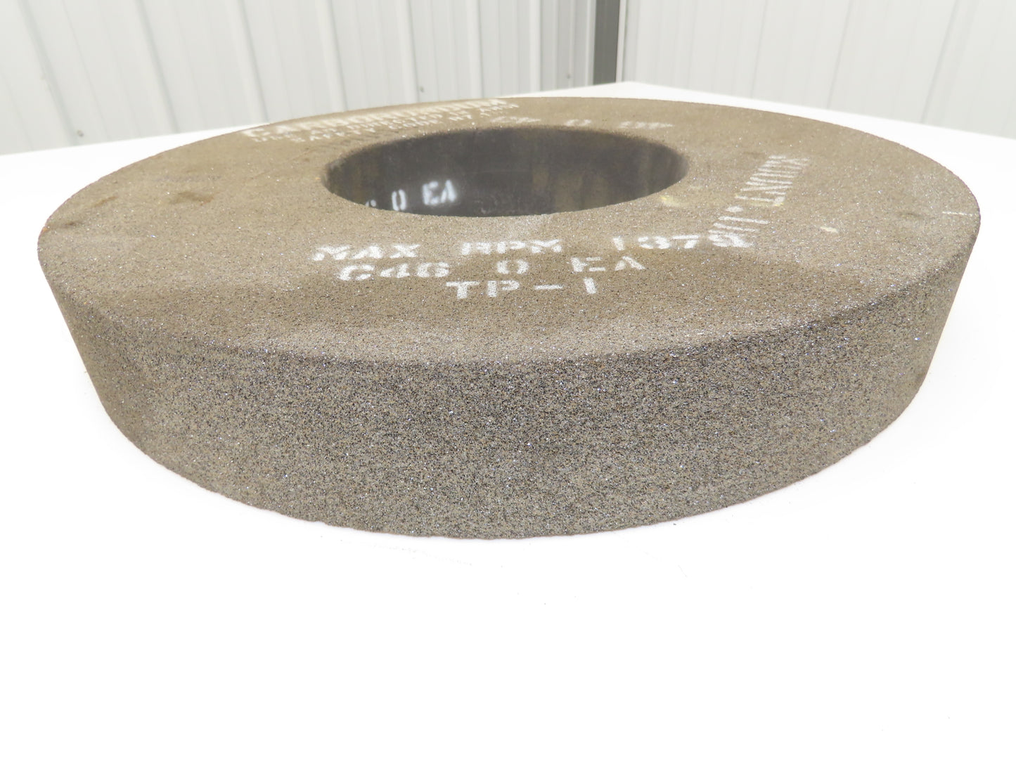 Carborundum TP-1 Grinding Wheel 18" OD 2.5" Width 8" Arbor