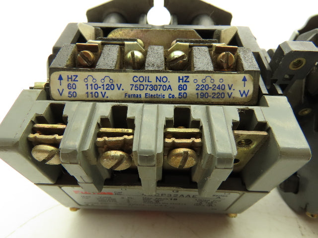 Furnas 43CP32AAE Reversing Contactor 18 Amp 600V 5Hp