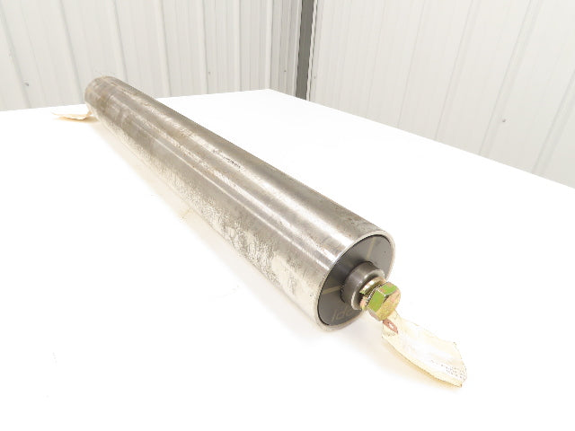PPI Hytrol 914.R7S31 4"x 31"BW Conveyor Pulley Roller Crowned 3/4-10 Hub