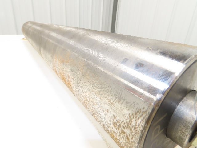 PPI Hytrol 914.R7S31 4"x 31"BW Conveyor Pulley Roller Crowned 3/4-10 Hub