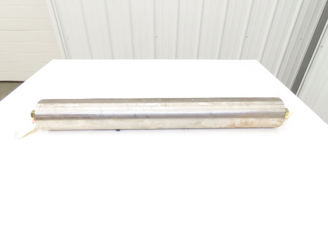 PPI Hytrol 914.R7S31 4"x 31"BW Conveyor Pulley Roller Crowned 3/4-10 Hub