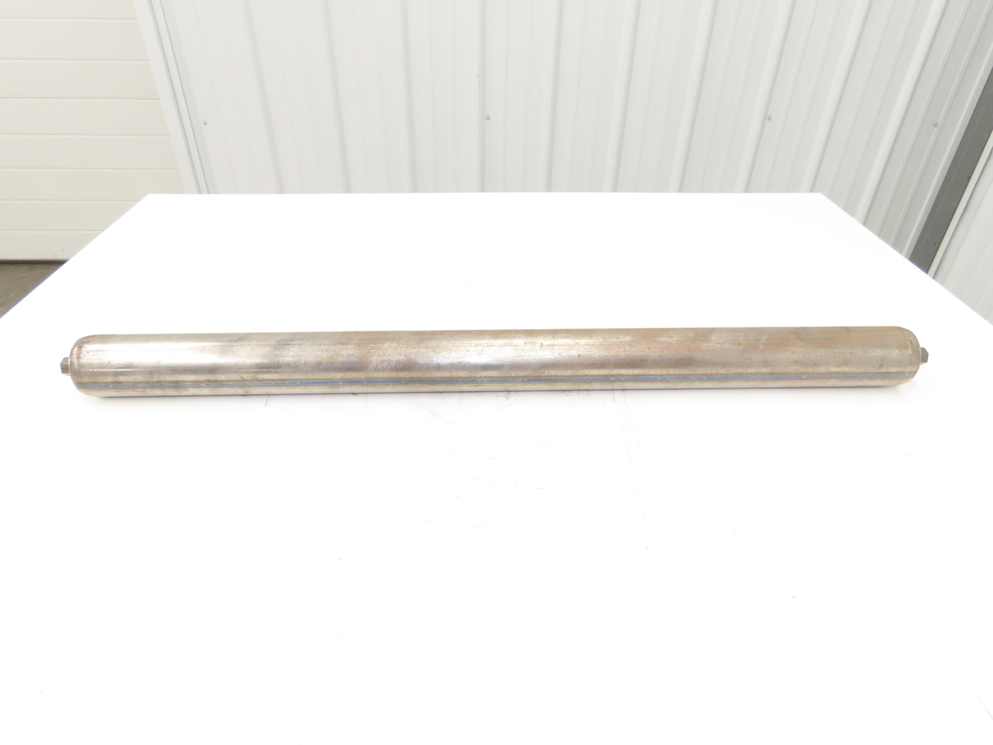 Hytrol 2.5" Dia x 34" Belt Conveyor Snub Roller 11/16" Hex Axle B-25967-269