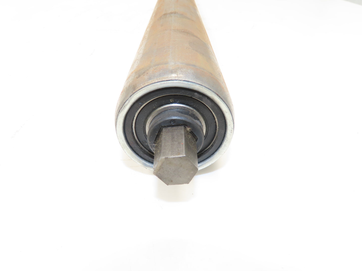 Hytrol 2.5" Dia x 34" Belt Conveyor Snub Roller 11/16" Hex Axle B-25967-269
