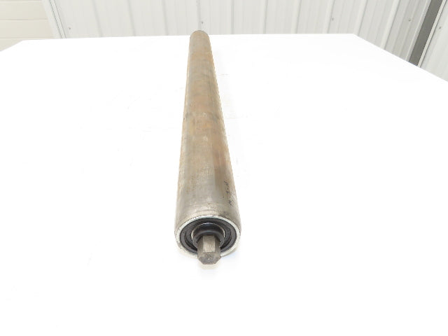 Hytrol 2.5" Dia x 31" Belt Conveyor Snub Roller 11/16" Hex Axle B-25967-248