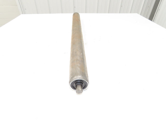 Hytrol 2.5" Dia x 31" Belt Conveyor Snub Roller 11/16" Hex Axle B-25967-248