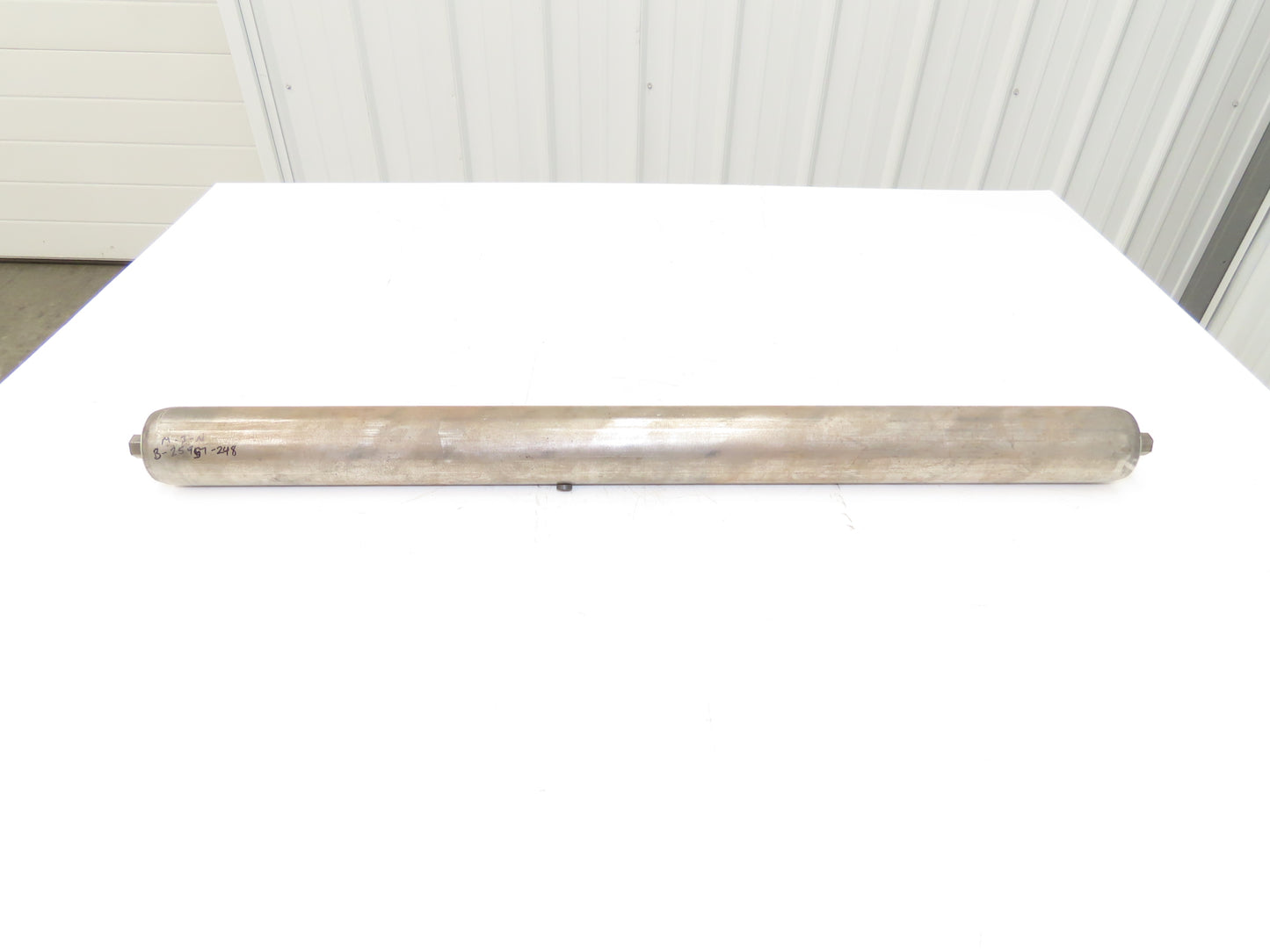 Hytrol 2.5" Dia x 31" Belt Conveyor Snub Roller 11/16" Hex Axle B-25967-248
