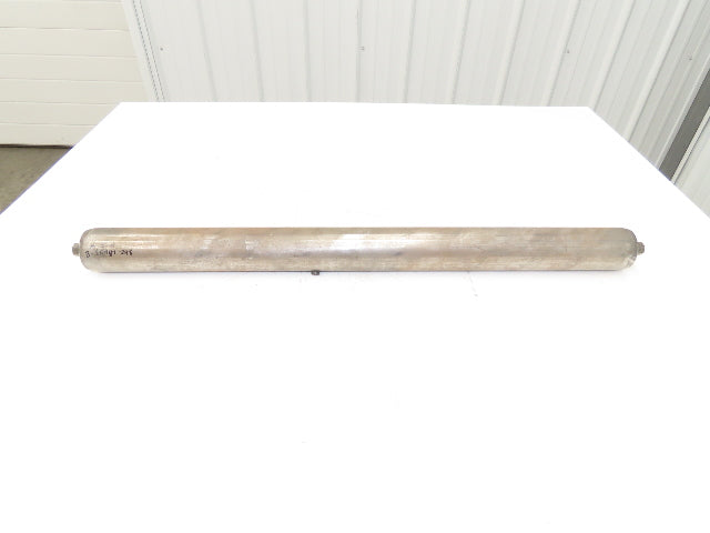 Hytrol 2.5" Dia x 31" Belt Conveyor Snub Roller 11/16" Hex Axle B-25967-248