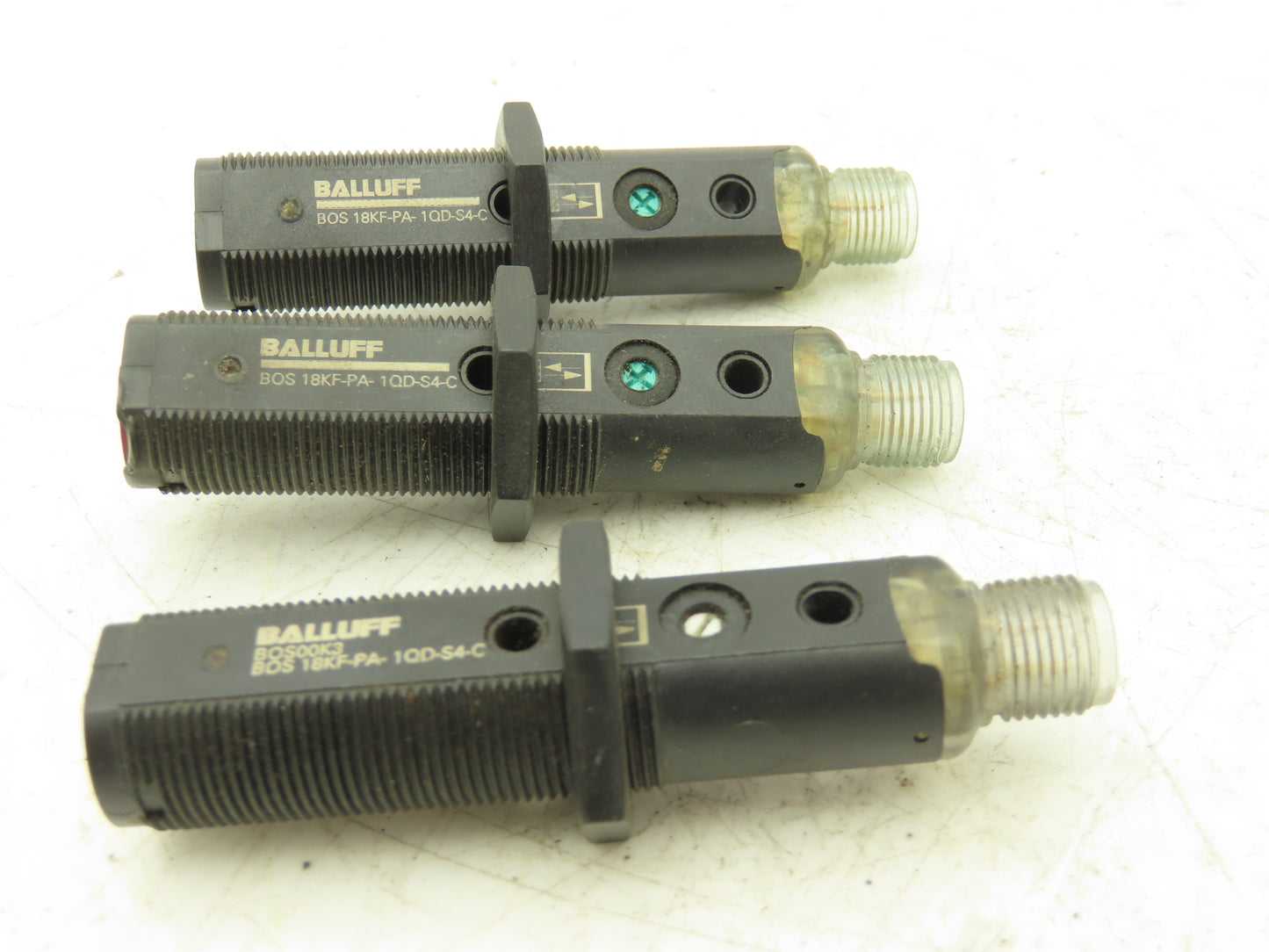 Balluff BOS 18KF-PA-1QD-S4-C Photoelectric Proximity Sensor Lot of 9