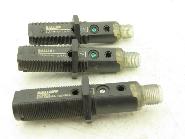 Balluff BOS 18KF-PA-1QD-S4-C Photoelectric Proximity Sensor Lot of 9