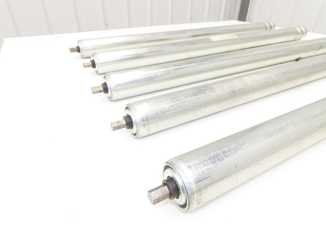 Hytrol 1.9"x 33"BF Double Grooved O-Ring Conveyor Roller SA-039353-264 Lot of 5