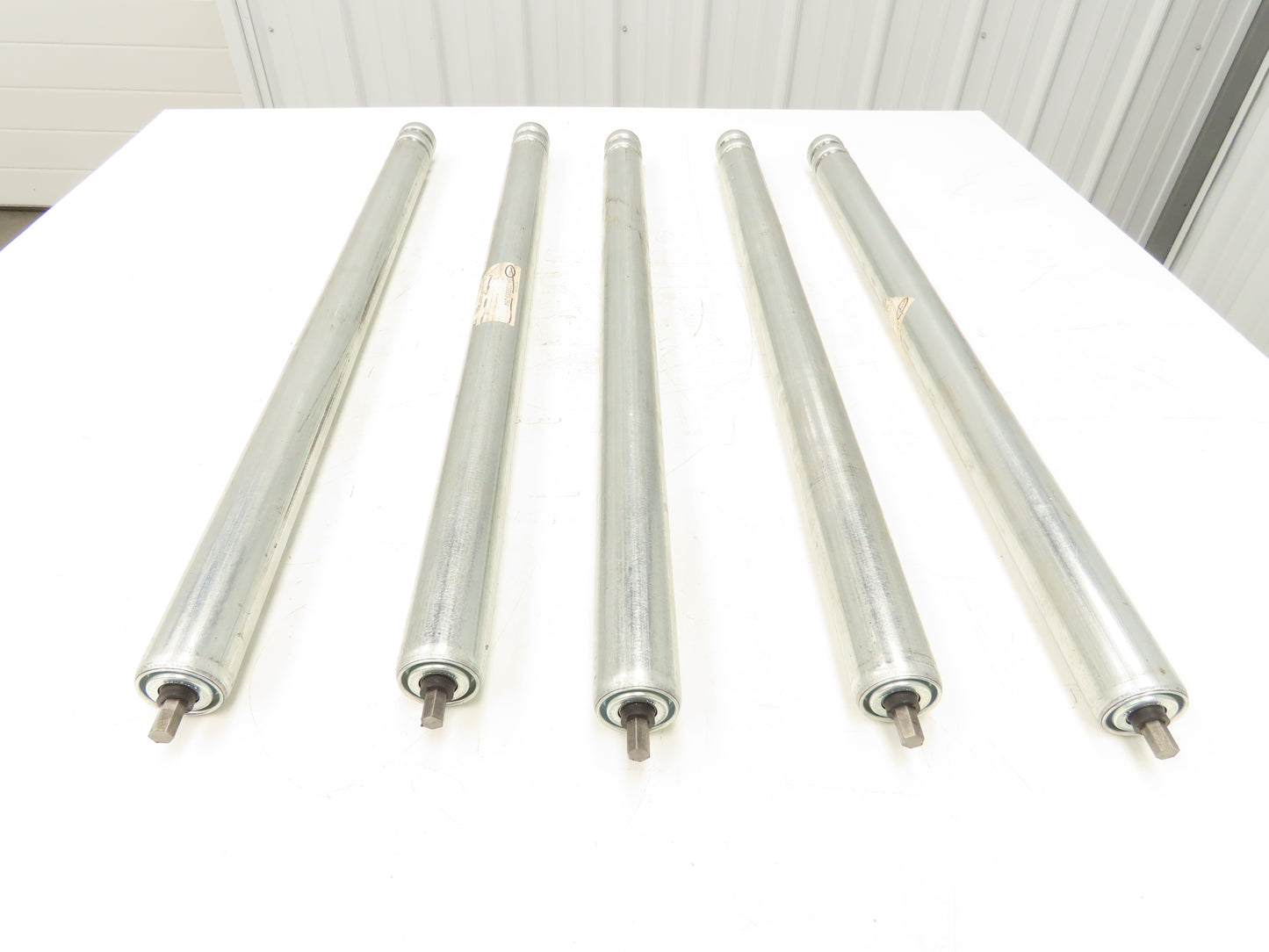 Hytrol 1.9"x 33"BF Double Grooved O-Ring Conveyor Roller SA-039353-264 Lot of 5