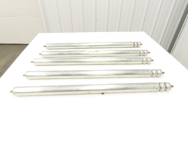 Hytrol 1.9"x 33"BF Double Grooved O-Ring Conveyor Roller SA-039353-264 Lot of 5