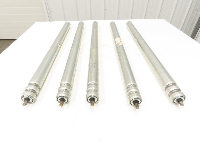 Hytrol 1.9"x 33"BF Double Grooved O-Ring Conveyor Roller SA-039353-264 Lot of 5