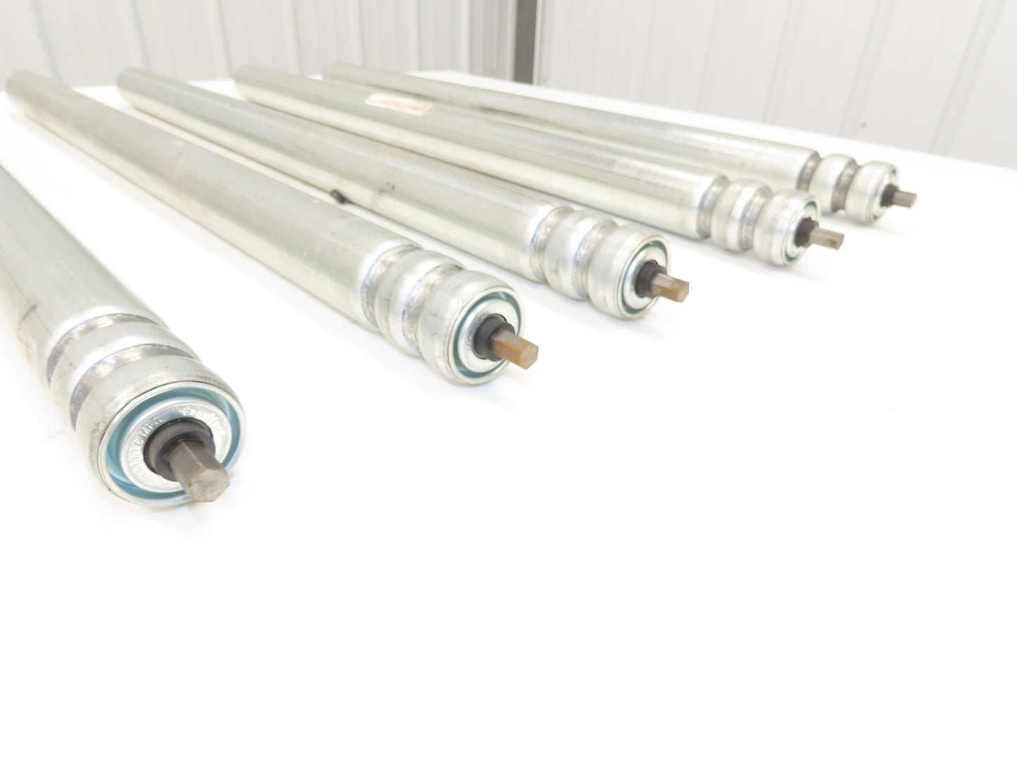 Hytrol 1.9"x 33"BF Double Grooved O-Ring Conveyor Roller SA-039353-264 Lot of 5