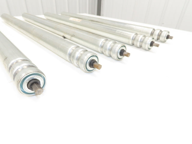Hytrol 1.9"x 33"BF Double Grooved O-Ring Conveyor Roller SA-039353-264 Lot of 5