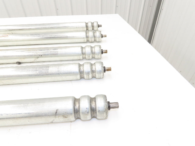 Hytrol 1.9"x 33"BF Double Grooved O-Ring Conveyor Roller SA-039353-264 Lot of 5