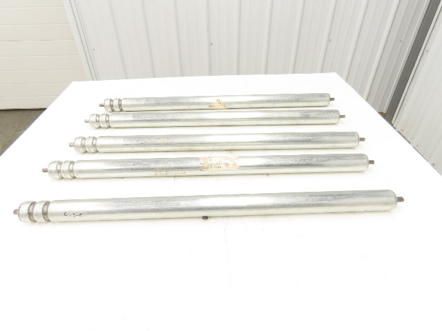 Hytrol 1.9"x 33"BF Double Grooved O-Ring Conveyor Roller SA-039353-264 Lot of 5