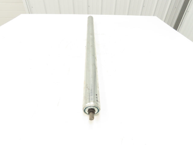 Hytrol 1.9"x 34" Belt Conveyor Return Roller 7/16" Hex Axle B-25660-272