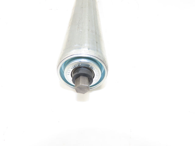 Hytrol 1.9"x 34" Belt Conveyor Return Roller 7/16" Hex Axle B-25660-272
