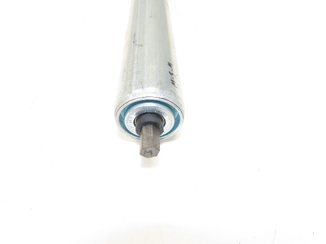 Hytrol 1.9"x 34" Belt Conveyor Return Roller 7/16" Hex Axle B-25660-272