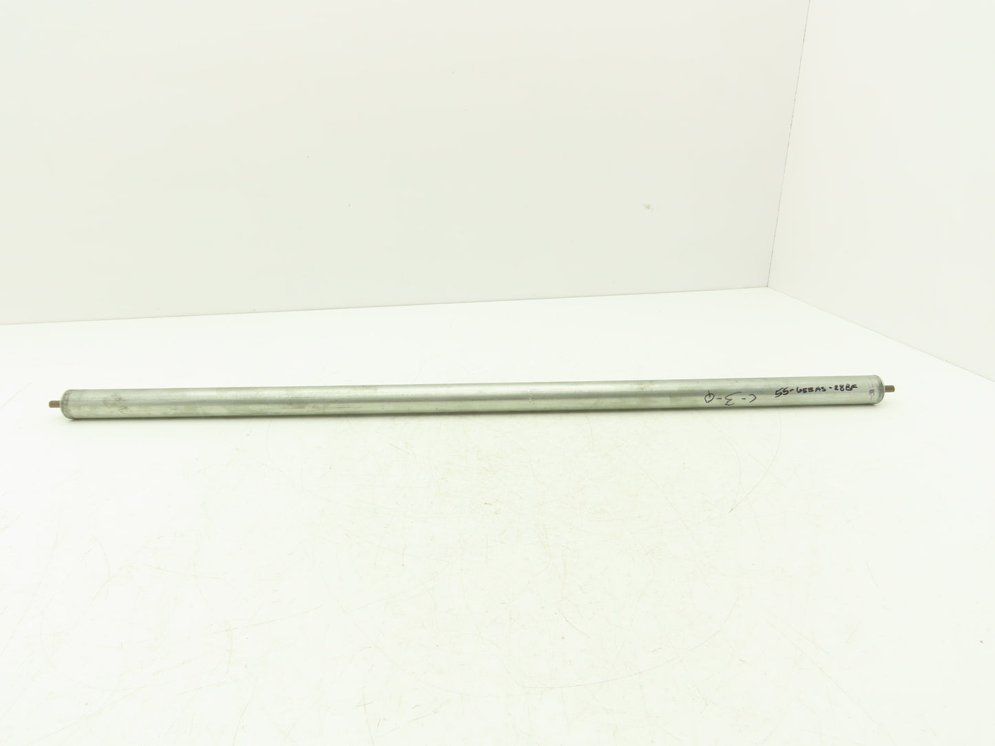 Stewart Glapat 55-655AS-28BF Conveyor Idler Safety Roller 1"x 28"BF 1/4" Axle