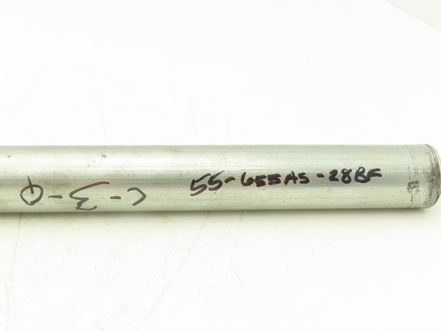 Stewart Glapat 55-655AS-28BF Conveyor Idler Safety Roller 1"x 28"BF 1/4" Axle