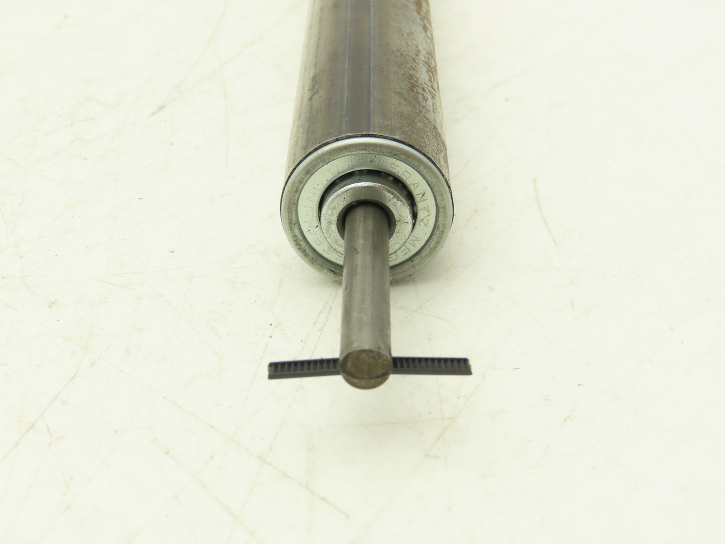 Stewart Glapat 55-655A-29BF Conveyor Idler Safety Roller 1"x 29"BF 1/4" Axle