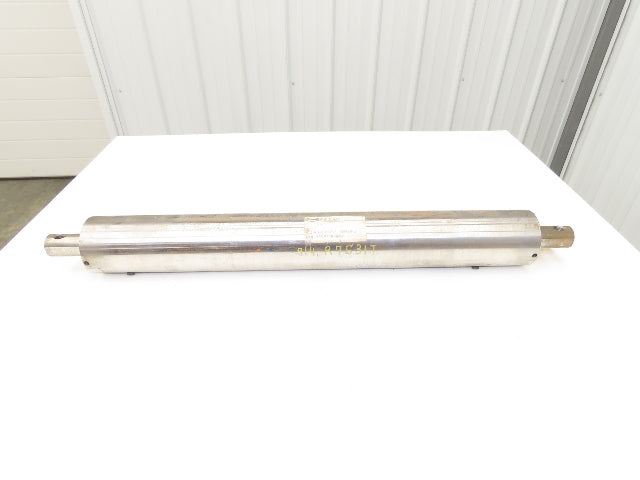 PPI Hytrol 914.R7S31T 4"x 31"BW Conveyor Take-Up Pulley Crowned 1-9/16" Shaft