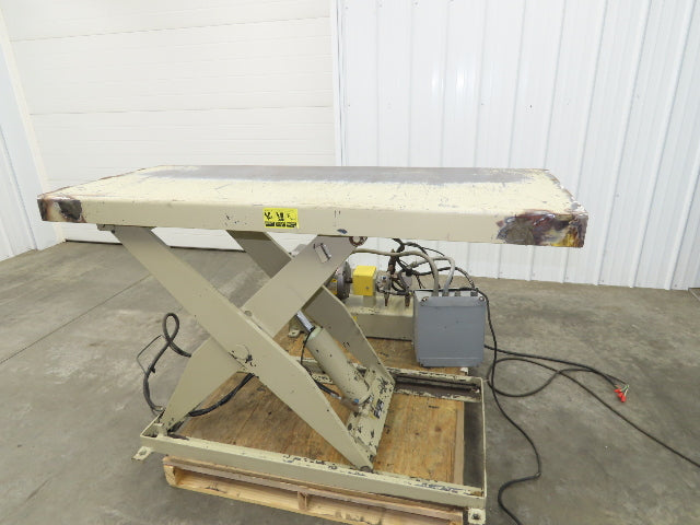 Southworth LS2-36 Hydraulic Scissor Lift Table 2000Lb 60"x24" Top 120V 1Ph 1 Ton