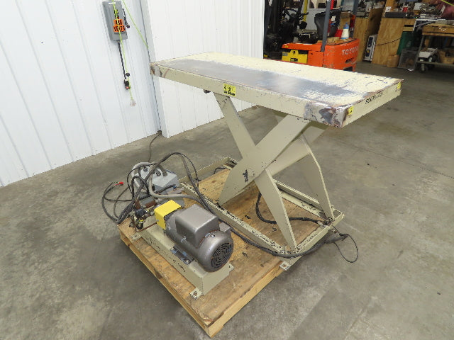 Southworth LS2-36 Hydraulic Scissor Lift Table 2000Lb 60"x24" Top 120V 1Ph 1 Ton