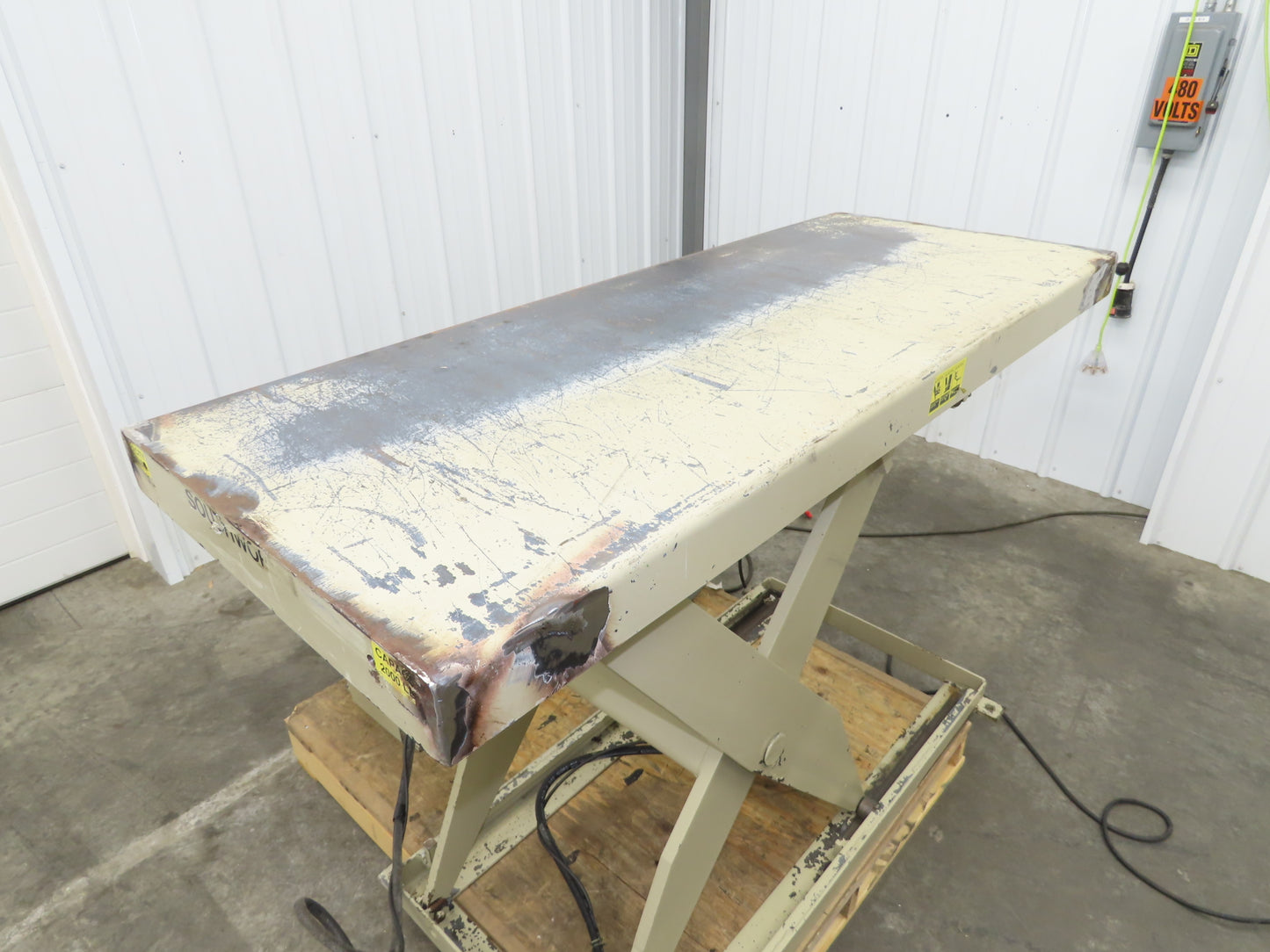 Southworth LS2-36 Hydraulic Scissor Lift Table 2000Lb 60"x24" Top 120V 1Ph 1 Ton