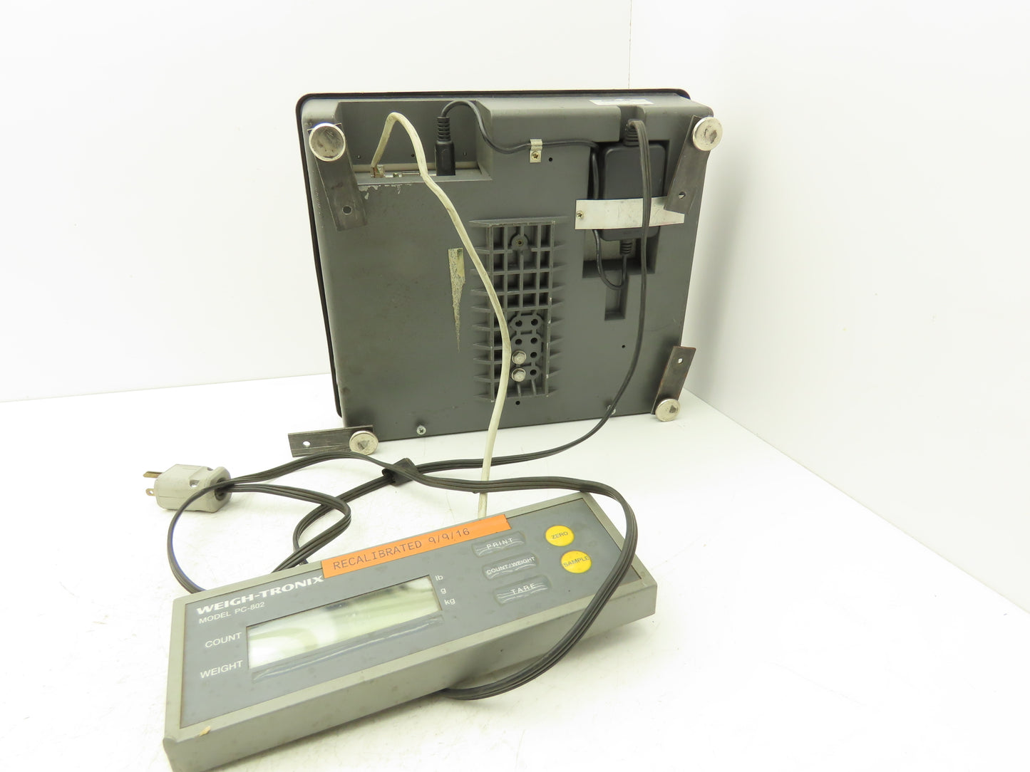 Weigh-Tronix PC-802 Digital Scale Weigh Station W/12X13" Base 100lbs