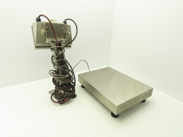 Mettler Toledo BBA226 Digital Scale w/Pedestal 11-3/4"x 15-3/4" Base 100lbs Max