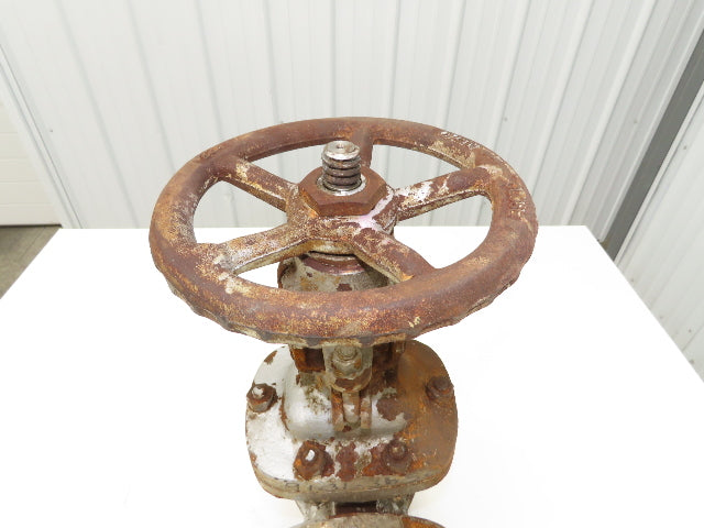 WM E Williams 15F2 3" Cast Steel Bolted Bonnet Gate Valve Class 150 Rising Stem
