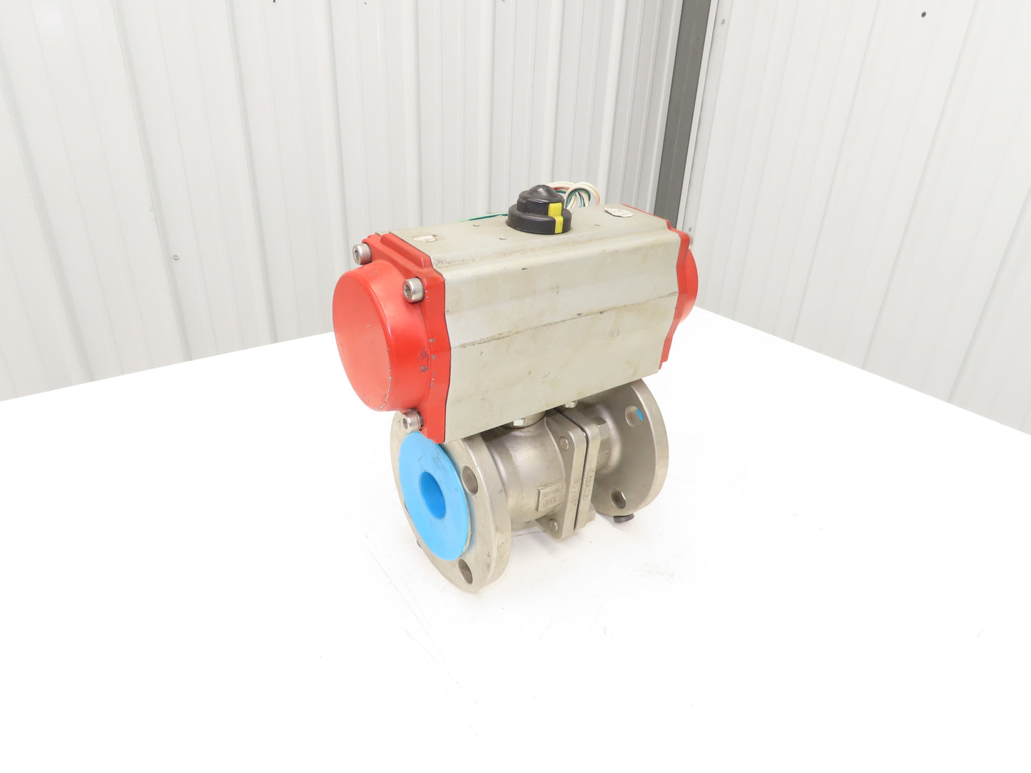 Wolseley Size 2 Stainless Ball Valve Class 150 ANSI Flange Pneumatic Actuator