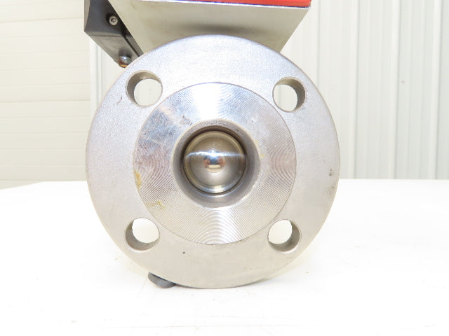 Wolseley Size 2 Stainless Ball Valve Class 150 ANSI Flange Pneumatic Actuator