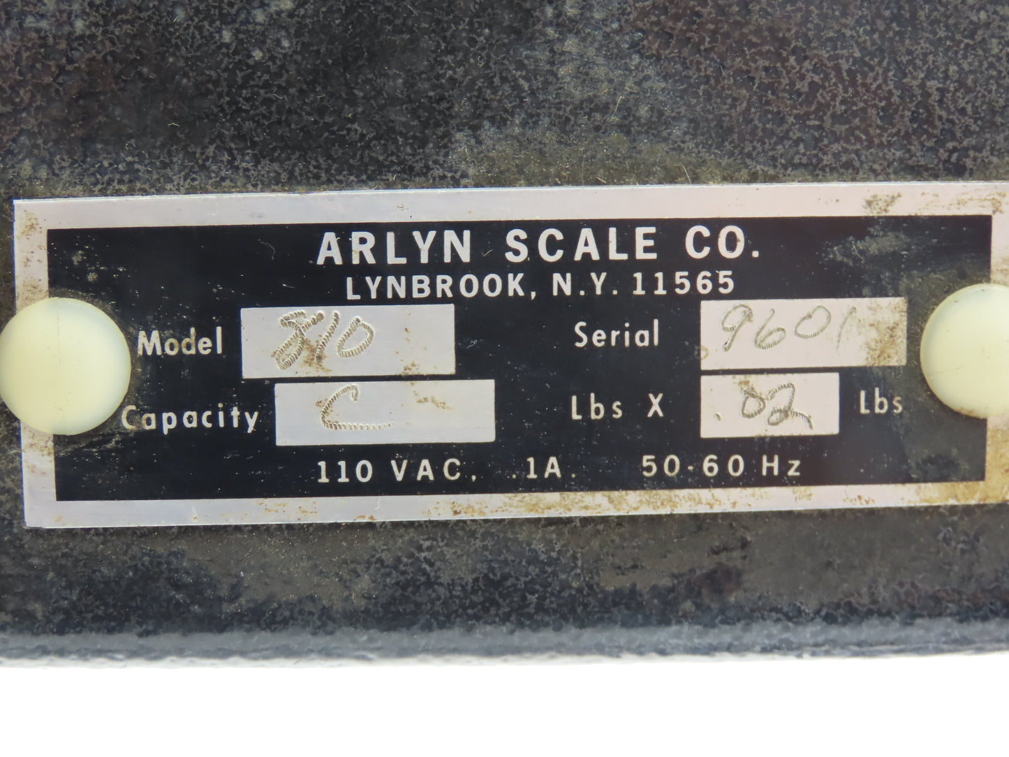 Arlyn Scale Co 810 Digital Scale W/Pedestal & 12x16" Base
