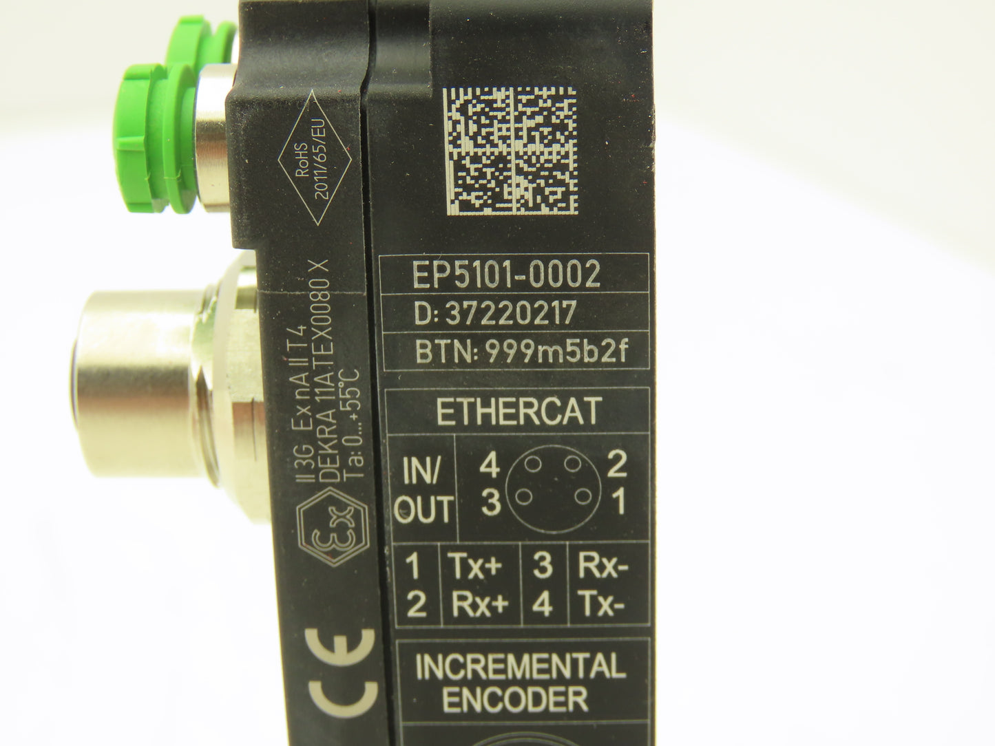 Beckhoff EP5101-0002 EtherCAT Box Incremental Encoder Interface 1 Channel Bus 5V