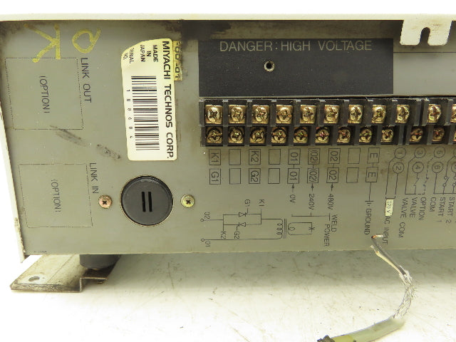 Miyachi CT-110A Weltouch Welding Controller Power Supply Weld Monitor
