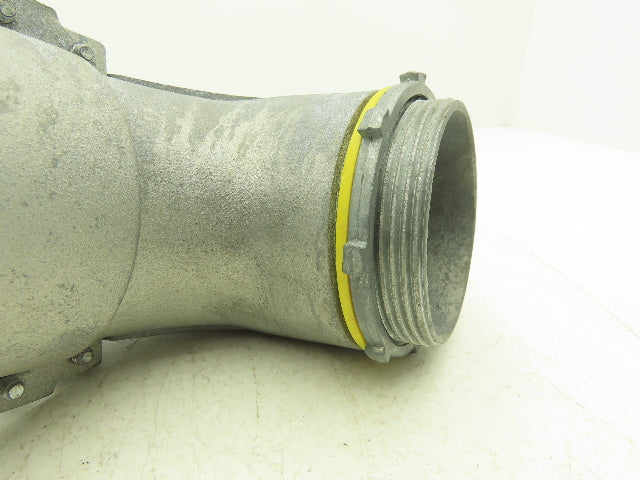 3" Flexible Metallic Conduit 90° Box Connector Fitting
