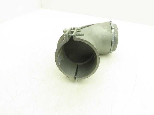 4" Flexible Metallic Conduit 90° Box Connector Fitting