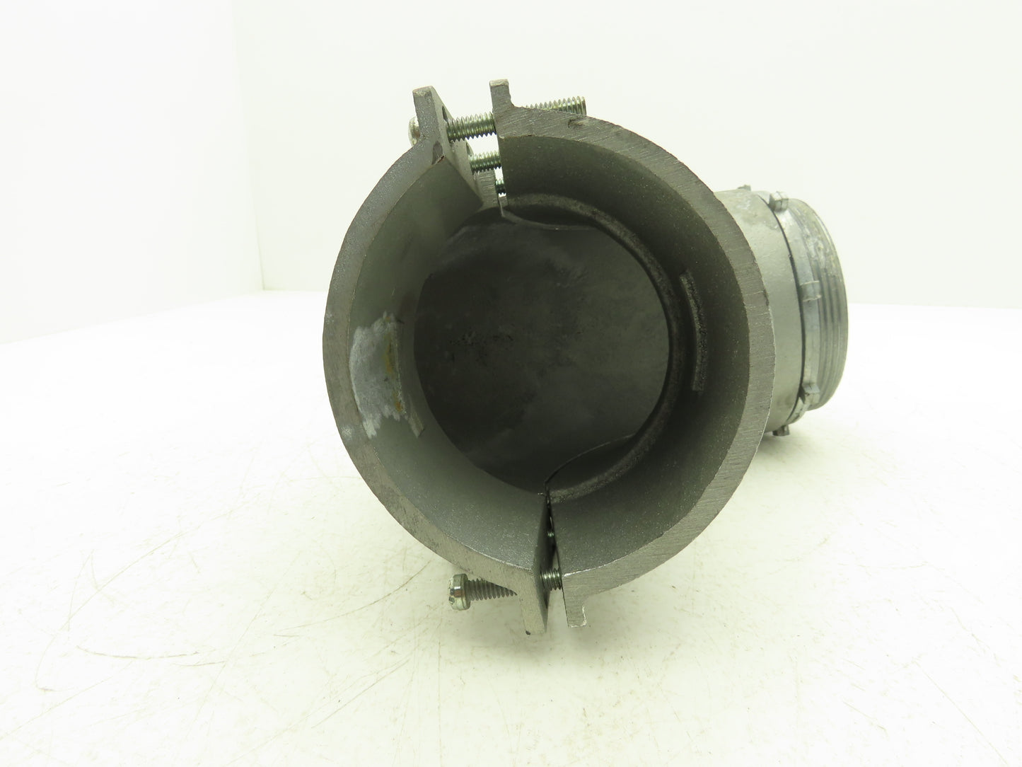 4" Flexible Metallic Conduit 90° Box Connector Fitting