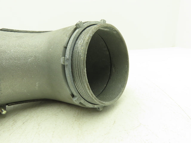 4" Flexible Metallic Conduit 90° Box Connector Fitting