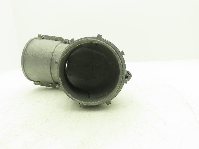 4" Flexible Metallic Conduit 90° Box Connector Fitting