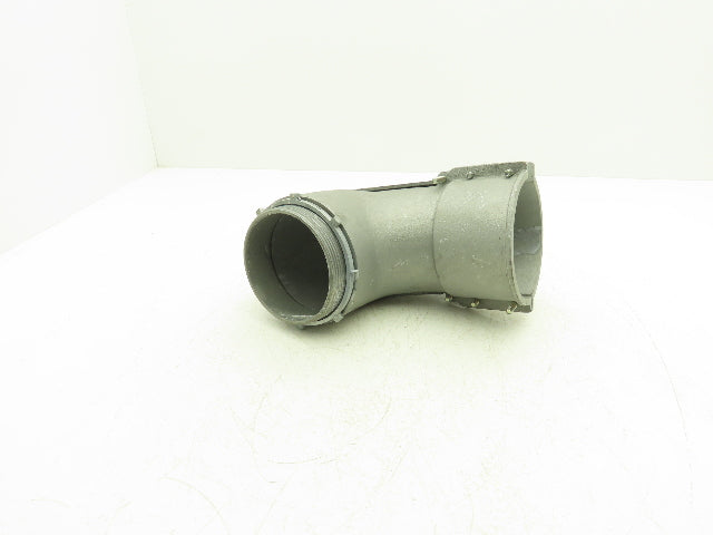 4" Flexible Metallic Conduit 90° Box Connector Fitting