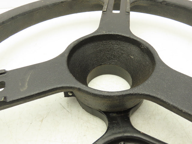 Babbitt No. 4 Rim Sprocket Chain Wheel Manual Valve Operator w/Guide No Chain