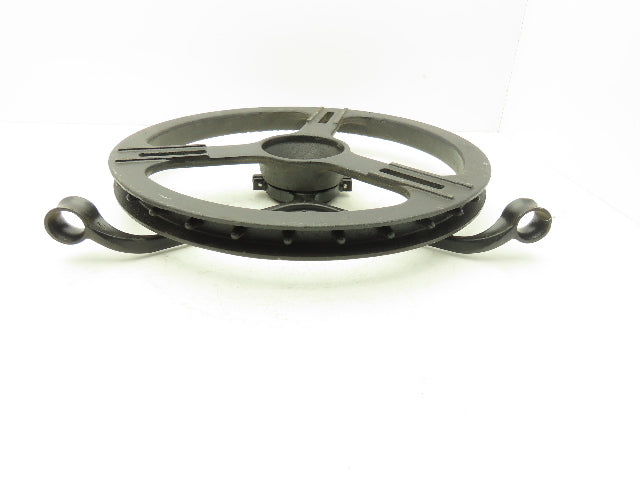 Babbitt No. 4 Rim Sprocket Chain Wheel Manual Valve Operator w/Guide No Chain