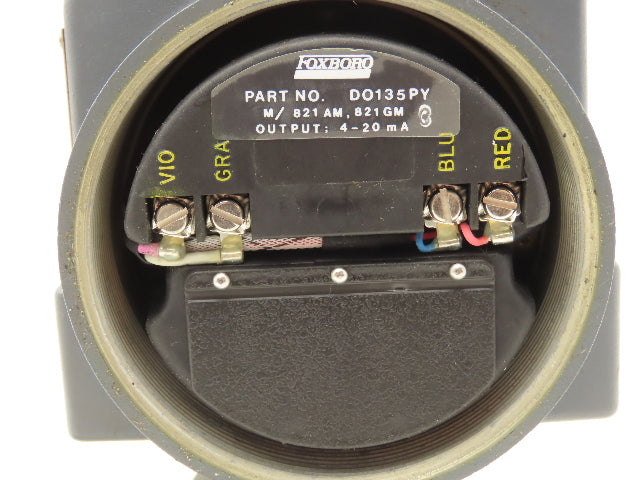 Foxboro 821GM-IM2NL2-A Pressure Transmitter 1/2"NPT 12.5-65vdc 50PSI
